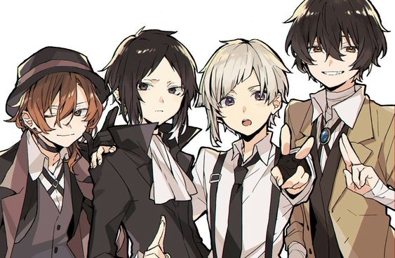 Bsd School. -Dazai, Chuuya, Atsushi and Akutagawa are your teachers 😳