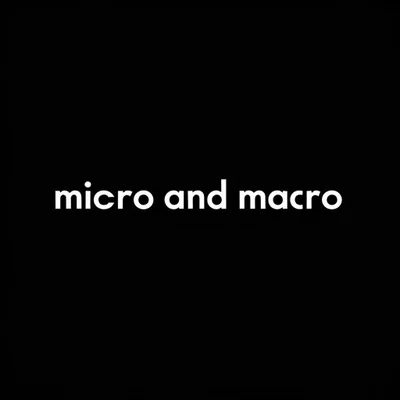 Micro/macro