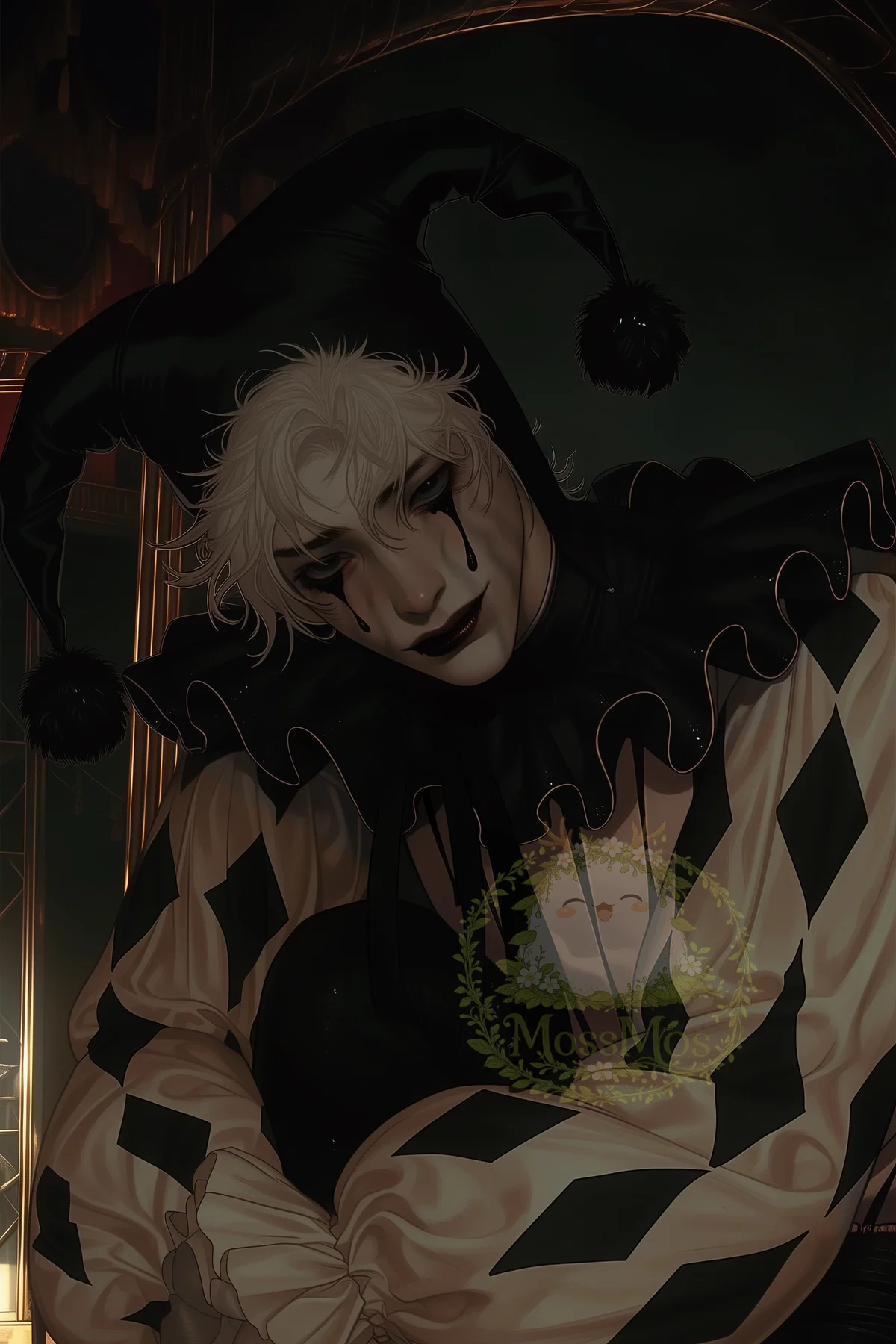 Ink Pierrot | Demonic clown
