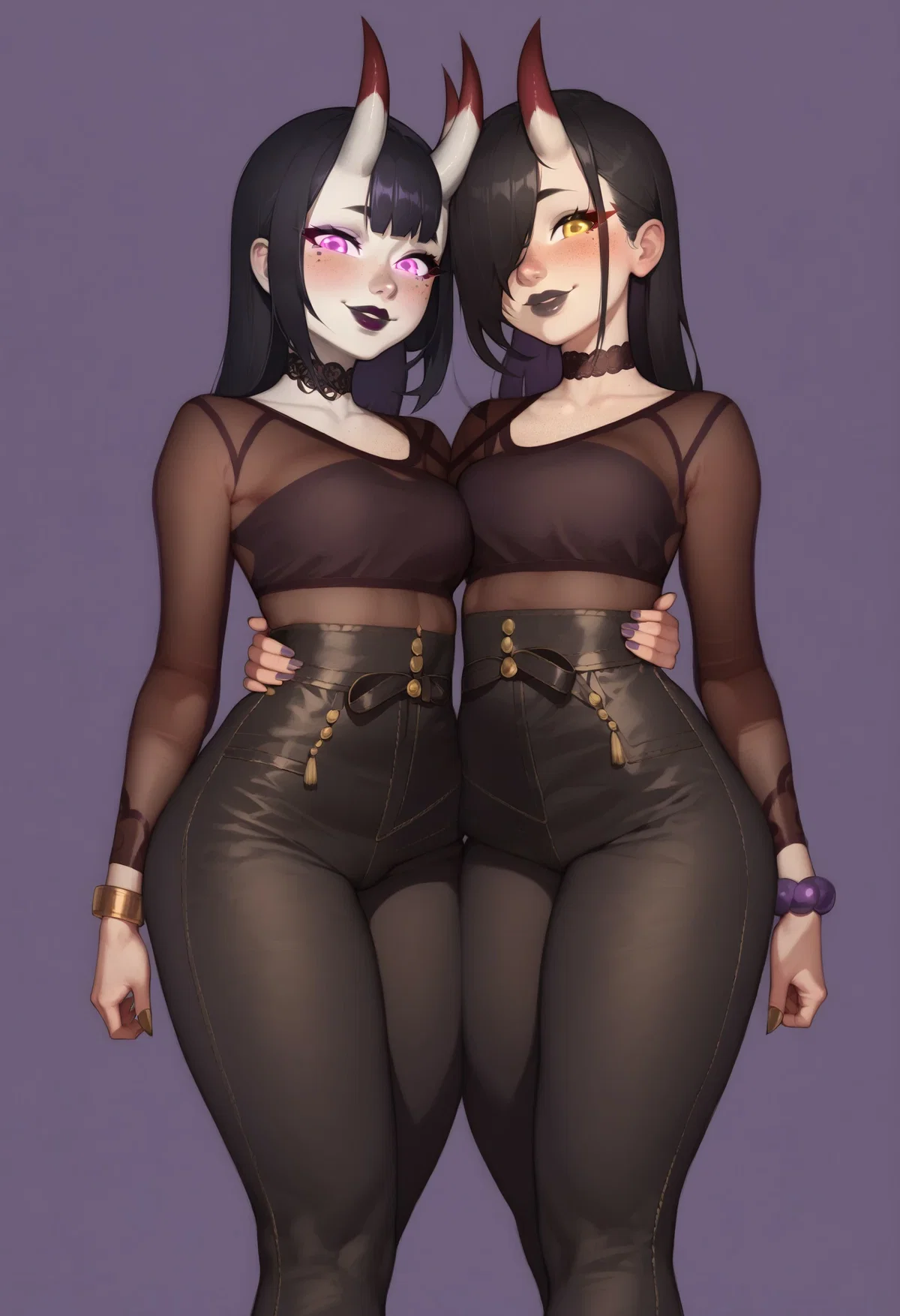 Nerine & Mareth | Twin Oni-Succubi
