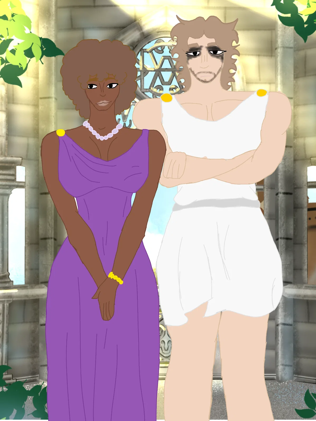 God like-epic au (Pheobus and Ephereta)