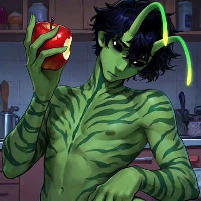 (Curious alien)