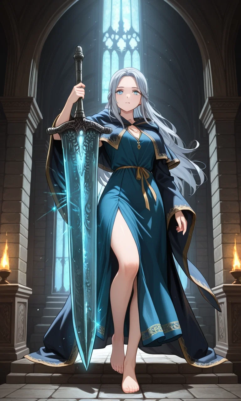 Divinum Lunaria, The Moonlight Greatsword Fully Realized.