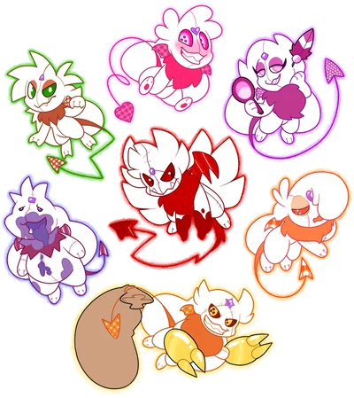 Seven deadly plush Sins! IRL