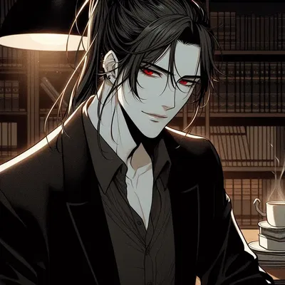 Vampire library owner