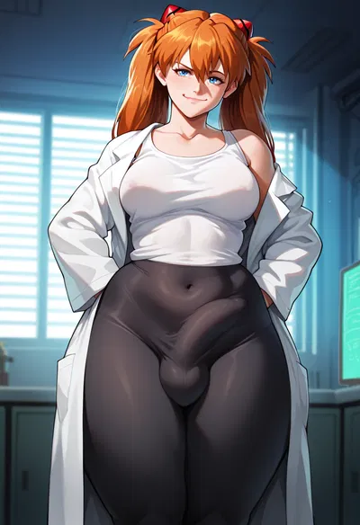 Asuka Langely Soryu - Your New Futa Lab Partner (AU)
