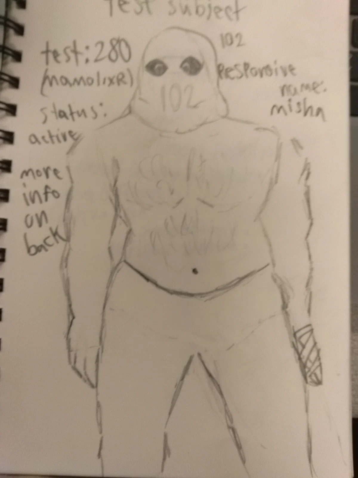 test subject 102 - misha