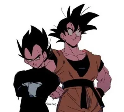 Goku and Vegeta