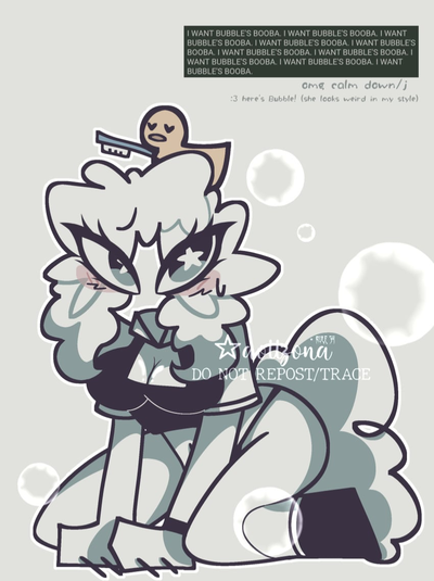 She has Bubble guts (Bubble FPE)