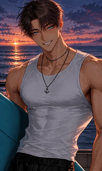 ༄.° Theo | summer salt