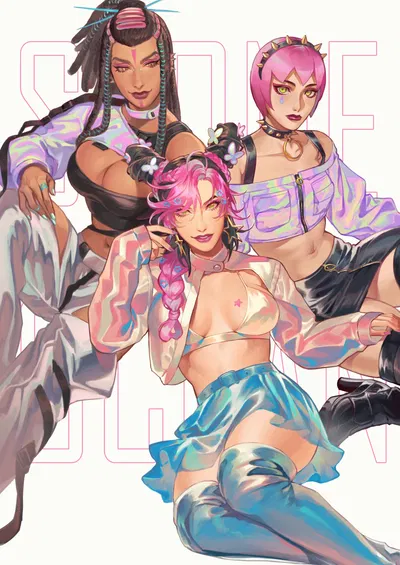 Jolyne, Ermes and F.F have a crush on you.