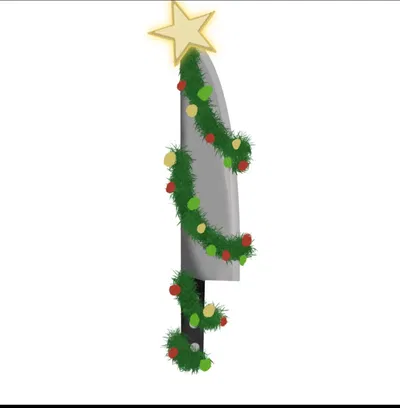 Evil Knife instead of santa