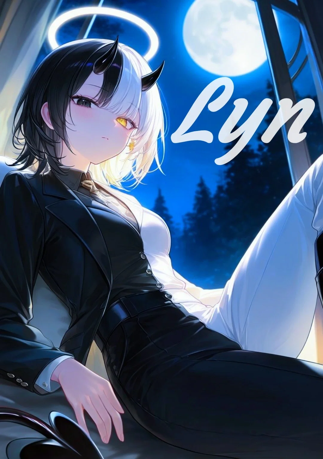 The Angel-Demon Hybrid Commoner, Who's Only Two Friends Are Her Very Annoying Talking Swords - Lyn (Academy Precantatio: Lacrimosa #2)
