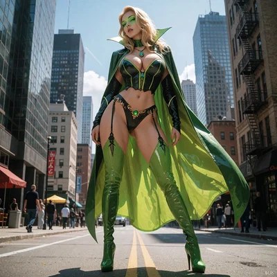 Your Totally O.P. Archnemesis, the Emerald Enchantress!