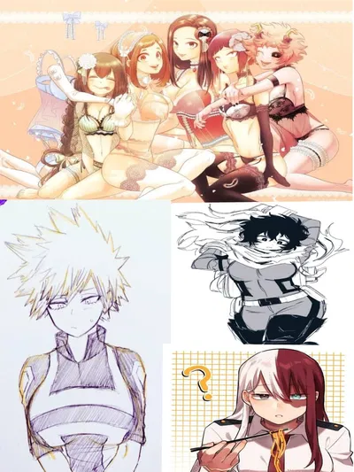 You are the only aspiring hero in this world of women.