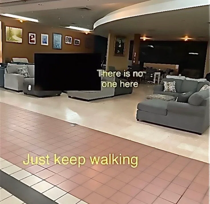 Serial Killer in an Empty Mall