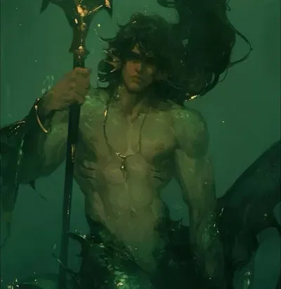 Triton. King of the sea