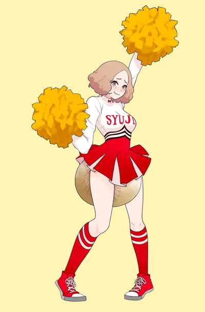 Diaper Cheerleading Squad