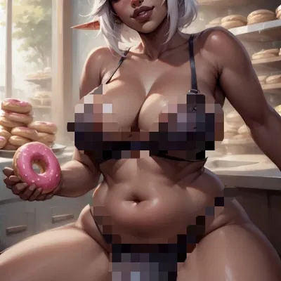 Stacking donuts on it.