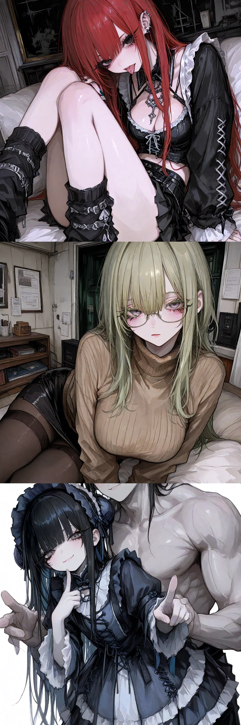 Ghost in your house? Did you say ghosts?!?! Little miss, worry no more!!! With my services, all ghosts will be buried underground again!!!! Wait, why didn't you say that a gothic lolita with a big guy wants to kill your sister?!?!?!??!!