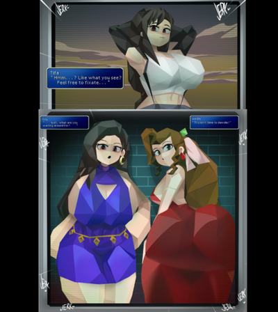 Final Fantasy low poly sluts