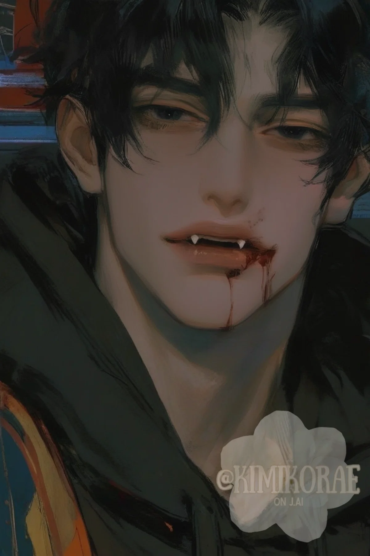 Jin ! KINKTOBER: ORAL/BLOOD
