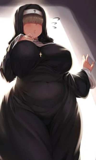 Strict middle age nun of a rural village 