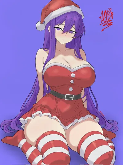Yuri [ your shy girlfriend invites you for Christmas]