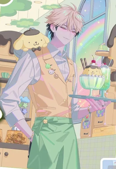 Cute waiter