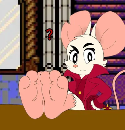 Mina The Hollower (Foot and Tickle Fetish)