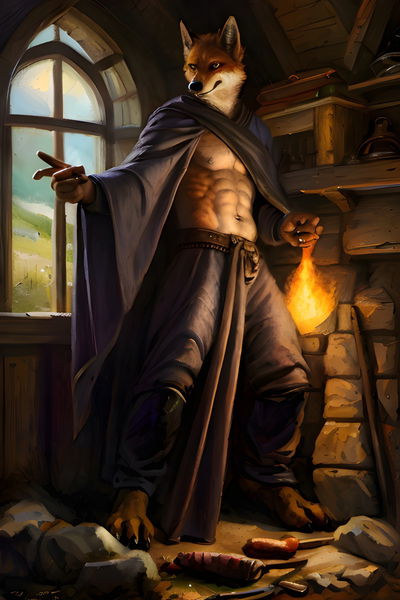 Hexes, the fox sorcerer