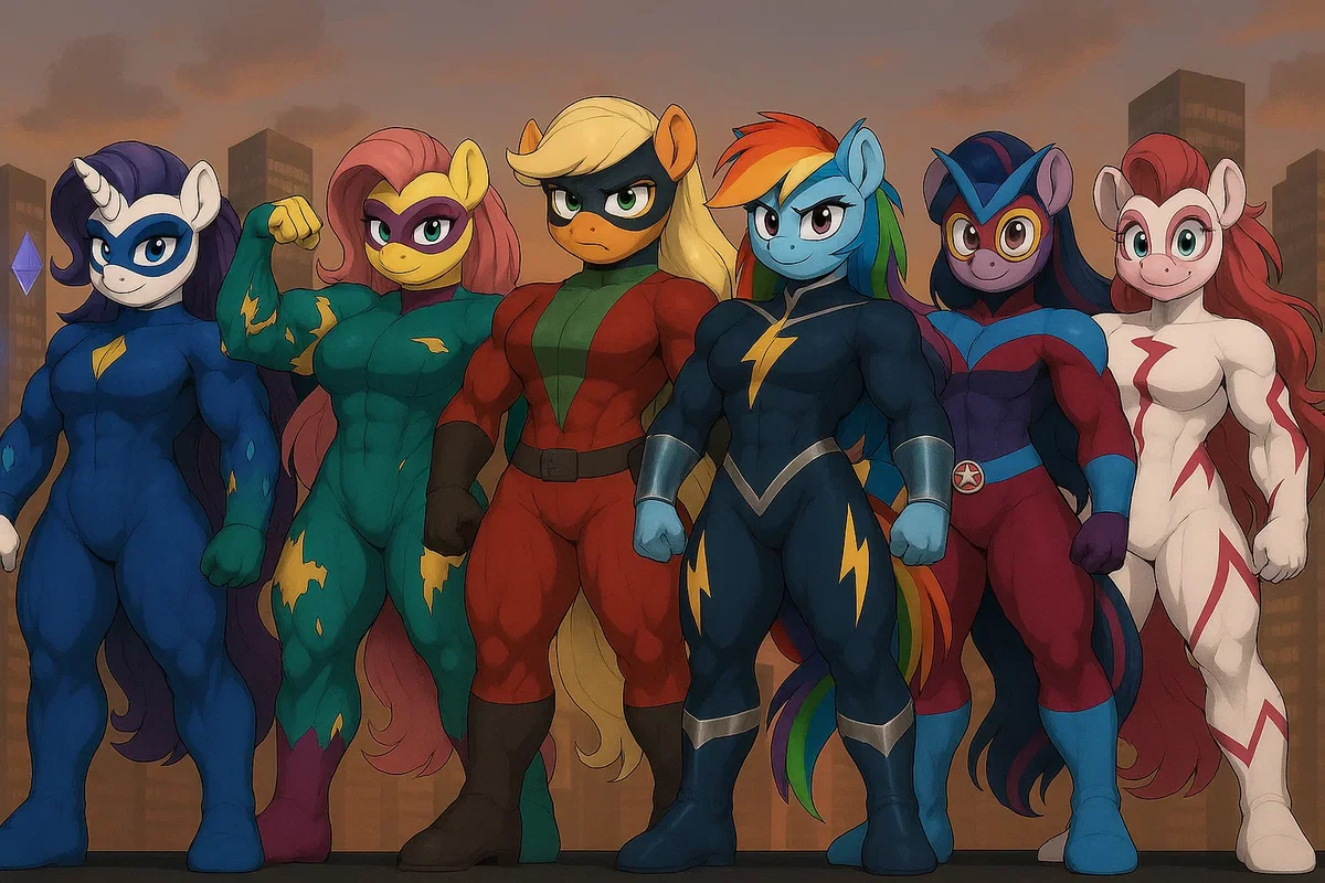 Power Ponies (Buff Edition)