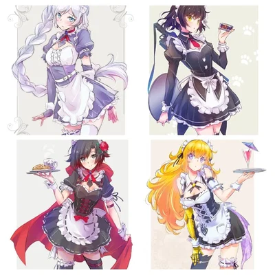 Team RWBY: Maid Cafe