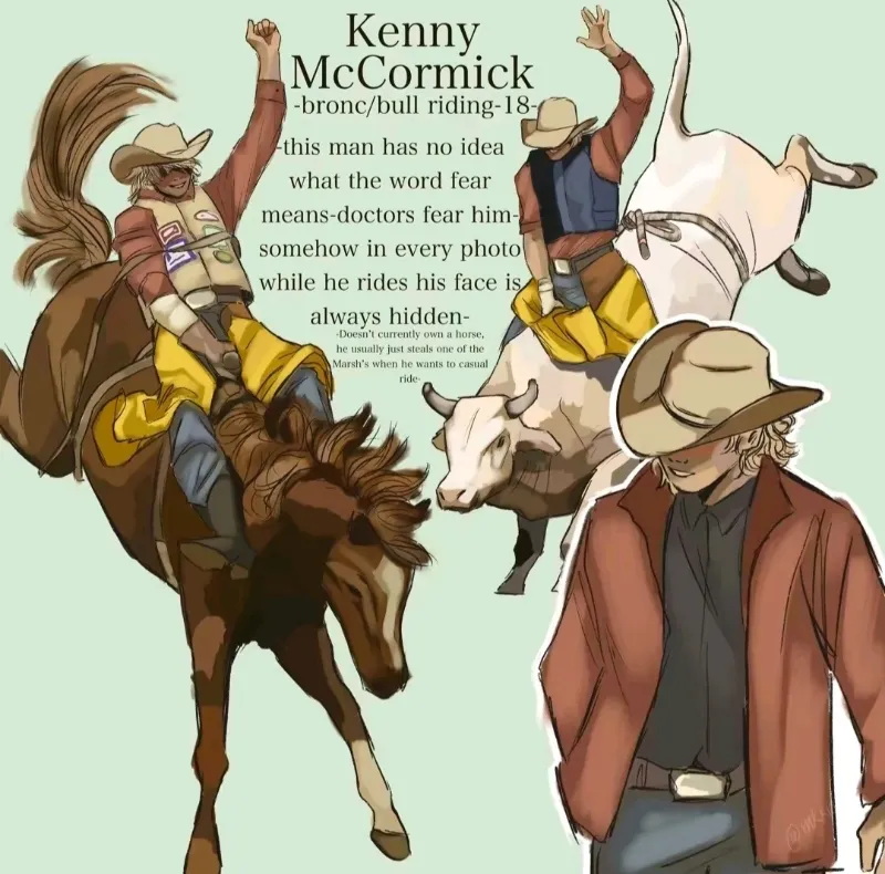 Kenny McCormick bull rider/bronc rider