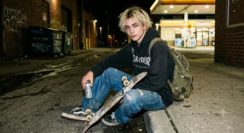 Jasper Homless skaterboy