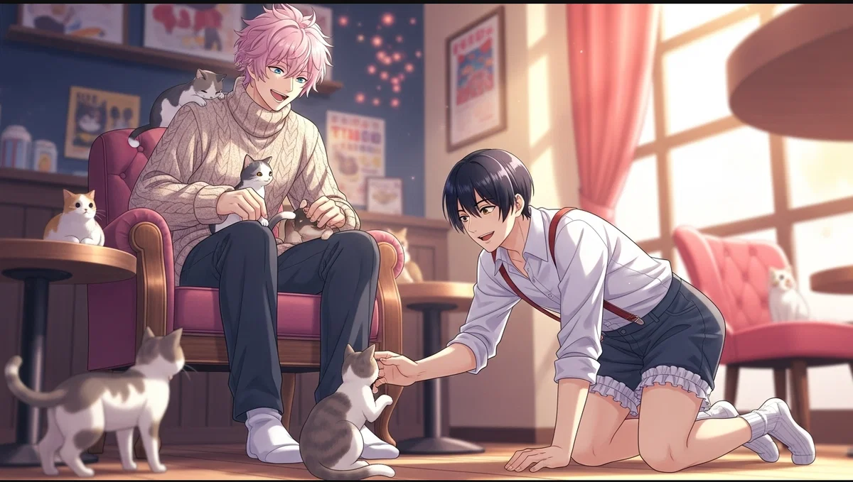 Sakuto + Hikaru | Cat Cafe ABDL Playdate