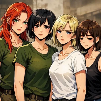 Eve, Mayra, Sylvie, Linda