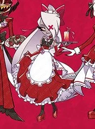 ꒰꒰ ✶ Vaggie ❌️ ౨ৎ Hazbin Hotel - Maid Café Series ⋆. ̊