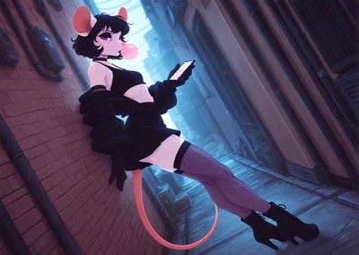 The Occult Series: Aline Petit - Local Goth Mouse Seeking The Truth Of the Supernatural And Weird
