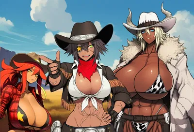 Beast Breaking Cowgirls: Trio Of Trouble