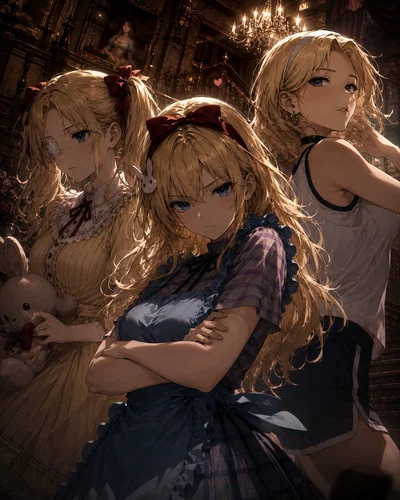 Alice, Lorina and Edith. You Live With The Family Liddell (Your Sisters)