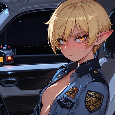 Cyndil Quade || A Boring Stakeout with the Elven Police Captain