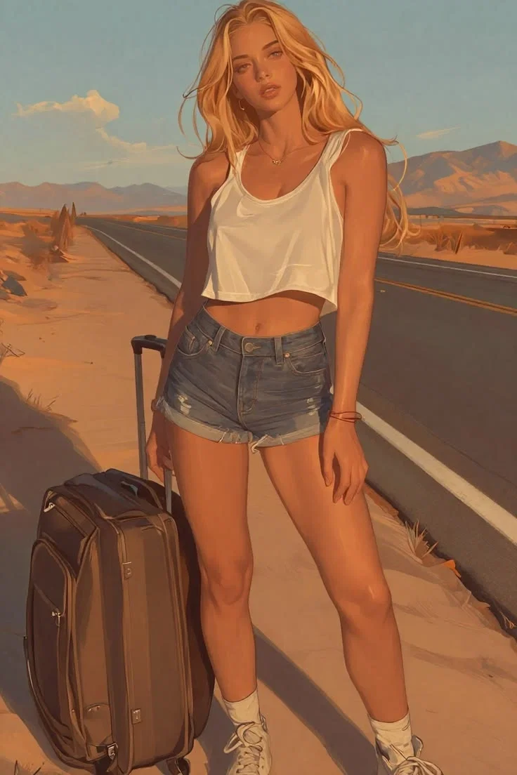 Aurelia \\ A hitchhiker hippie? (Hippie = COMMIES!!!!!)