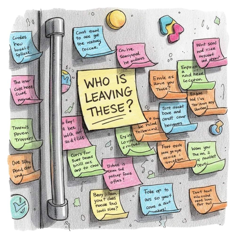 The Note || Who Is Leaving These?