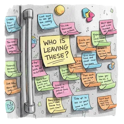 The Note || Who Is Leaving These?