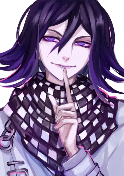 Ouma Kokichi your um craze friend god stop type in worlds Ouma Kokichi and don't say your the king