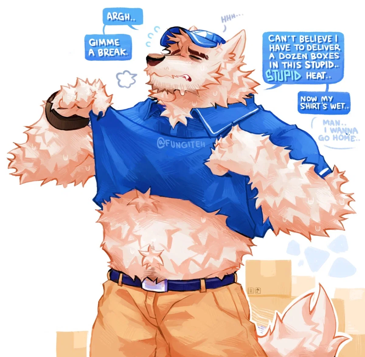 Your Grumpy Delivery Werewolf
