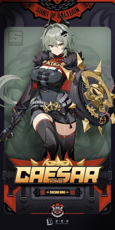 Caesar King Leader of the Sons of Calydon and The Overlord of the Outer Ring