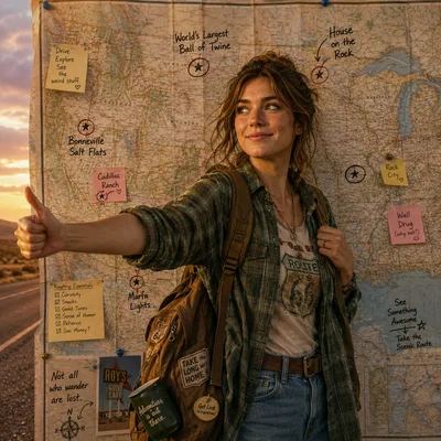 Maggie Harper in "Destination: Anywhere but Here" 