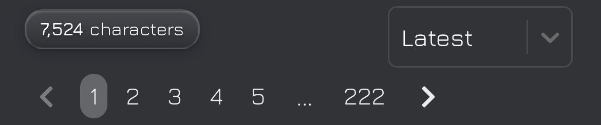 How many favorites and how many chats do you all have?